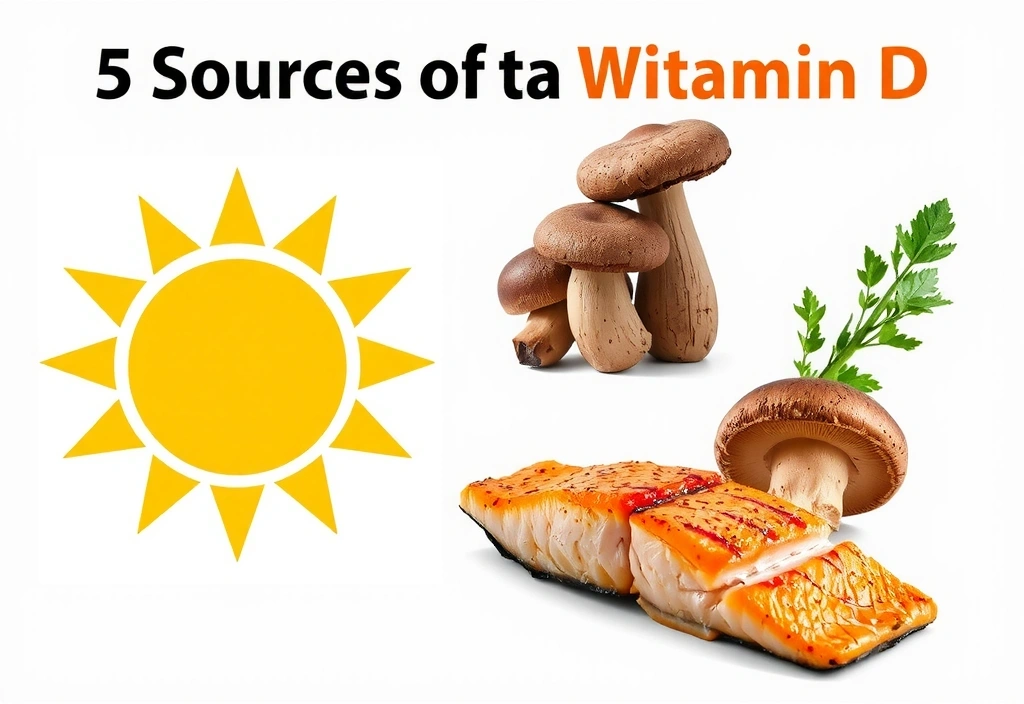 Soare, pește gras și ciuperci, surse de vitamina D